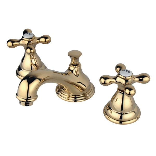 KS5562AX 8" Widespread Bathroom Faucet, Polished Brass
